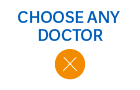 icon x choose any doctor no