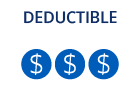 deductible is high